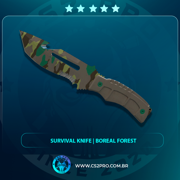 #2506 ★ Survival Knife | Boreal Forest